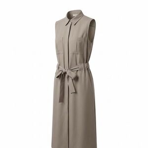 Prologue Sleeveless Beige Midi Dress